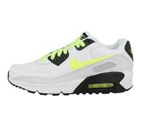 Nike Boys Air Max 90 LTR (Gs) Sneaker, White Volt Black Pure Platinum, 5.5 UK