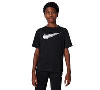 Nike Boy's B Nk Df Multi Ss Top Hbr Shirt, Black/White, 12-13 Years