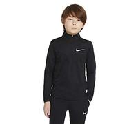 NIKE Boy's B Nk Sport Poly Top Sweatshirt, Black/Black/White, 12 Years UK