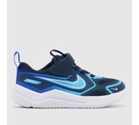 Nike Boys Cosmic Runner Trainers in Navy & Blue, Logo Detail, Mesh, Size: 8.5 UK 8.5 (EU 26)