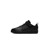 NIKE Boy's Court Borough Low 2 (PSV) Basketball Shoe Child, Black, 2.5 UK