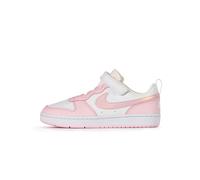NIKE Boys Court Borough Low Recraft (Ps) Sneaker, White Pink Foam, 10 UK Child