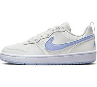 Nike Boys Court Borough Low Recraft Sneaker, Summit White Cobalt Bliss, 5.5 UK