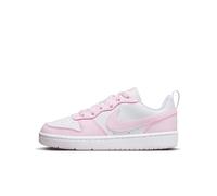 NIKE Unisex Kids Court Borough Lo Recraft Sneaker, White Pink Foam, 5.5 UK