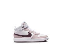 Nike Boys Court Borough Mid 2 Ps Bambina Sneaker, White Burgundy Crush Platinum Violet, 2.5 UK