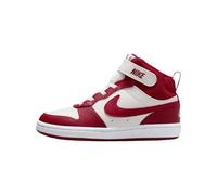NIKE Boys Court Borough Mid 2 Ps Sneaker, Sail Gym Red White, 2 UK Child
