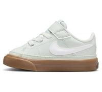 Nike Boys Court Legacy Older Kids Shoe, Light Silver White Gum Dark Brown, 5.5 UK