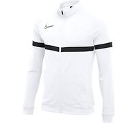 Nike Boy's Dri-FIT Academy 21 Track Jacket, White/Black/Black/Black, XL