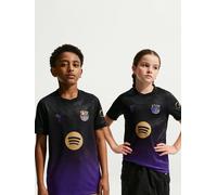 Nike Boys FC Barcelona Away Dri-FIT Stadium Replica Jersey, Purple, Size S Purple