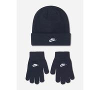 Nike Boys Futura Beanie Hat And Gloves Set in Navy - Blue - 8 - 15 Yrs