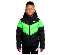 Nike Boy's Jacket-cu9157 Jacket, Black/Green Strike/Black/Metal, 8 Years