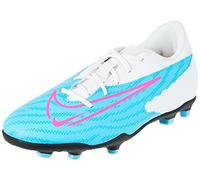 NIKE Boys Jr Phantom Gx Club Fg/Mg Sneaker, Baltic Blue Pink Blast White Laser Blue, 1.5 UK