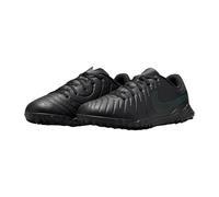 NIKE Boys Jr. Tiempo Legend 10 Academy Sneaker, Black Black Deep Jungle, 3 UK