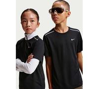 Nike Boys Junior Dri-FIT Short Sleeve Top, Black/Reflective Silv, Size M=10-12 Years Black/Reflective Silv
