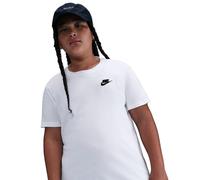Nike Boys K Nsw T Emb Fut in White - Size 11-12Y