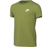 Nike Boy's K NSW Tee Emb Futura Short Sleeve T-Shirt, Pear/White, 14-15 Years