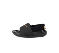 NIKE Boy's Kawa Slide (Td) Sneaker, Black Metallic Gold, 5.5 UK Child