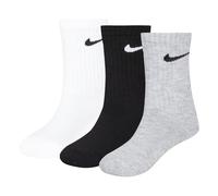 NIKE Boys Kids Basic Pack Crew 3pk Eu 23 1/2-27 SOCKS, White