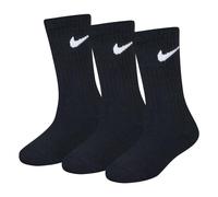 NIKE Boys Kids Basic Pack Crew 3pk Eu 27-35 SOCKS, Black, 5 Years EU