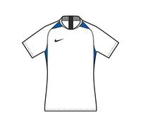 Nike Boy's Legend Short Sleeve Jersey, White/Royal Blue/Black/Black, M