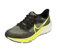 NIKE Boy's Nike Air Zoom Pegasus 39 Sneaker, Black Volt Barely Volt Total Orange, 3 UK
