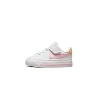 NIKE Boy's Nike Court Legacy Sneaker, White Pink Foam Sesame Honeydew, 7.5 UK Child
