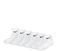 NIKE Boys' Nike Young Athletes Lightweight Ankle 6-pair Pack Socks Kids White 7c-10c (4-5 Us Sock Size)