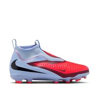 Nike Boys Phantom 6 Academy High Juniors Firm Ground Football Boots in Blue/Purple - Size UK 5