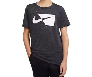 Nike Boys Short-Sleeve Training Top Black/White T Shirts Medium XL