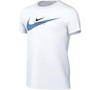 Nike Boy's Si Graphic T-Shirt, White/Blue Beyond, 7-8 Years