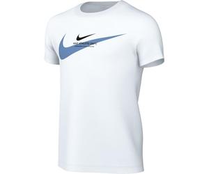 Nike Boy's Si Graphic T-Shirt, White/Blue Beyond, 7/8 Years