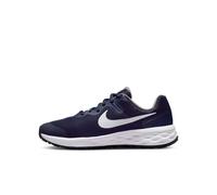 NIKE Boy's Sneakers Gymnastics Shoes Midnight Navy White Flat Pewter
