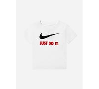 Nike Boys Swoosh JDI T-Shirt in White - White - 5 Yrs