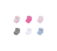 NIKE Boys Swooshfetti 6pk Ankle Multicolour Socks, A9y, 2-4 A, A9Y, 2 Years EU