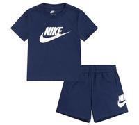 Nike unisex for kids. 86L596 Blue sports outfit (5años= 104/110 cm), Casual, Cotton, Multisport, Short sleeve, children's fashion
