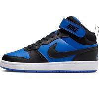 NIKE Boy's Unisex Kids Court Borough Mid 2 Gym Shoes, Game Royal Black White, 3 UK Child