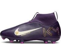 NIKE Boy's Unisex Kids Jr. Mercurial Superfly 10 Academy Kylian Mbappé Gym Shoes, Grand Purple/Pale Ivory, 2 UK Child