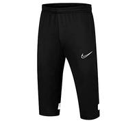 NIKE Boy's Y Nk Dry Acd21 3/4 Kp Pants, Black/White/White/White, 7 Years UK