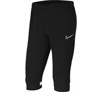 NIKE Boy's Y Nk Dry Acd21 3/4 Kp Pants, Black/White/White/White, large