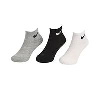 NIKE Boys Young Athletes Toddler Kids Cushioned 3-pair Low Cut Shoes 7c-10cy/4-5 (Sock Size), Multi Coloured