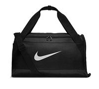 Nike Brasilia Small Duffel - Black/Black/White, 51 x 25.5 x 28 cm, 40 L