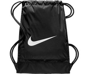 NIKE Brasilia Training Gymsack - Black/Black/White, 48.5 x 38 x 5 cm
