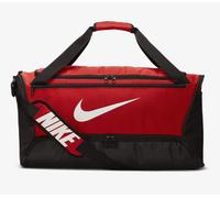 NIKE BRASILIA TRAINING SPORTS TRAVEL DUFFEL BAG RED BA5957-657 51x28x28CM 40L