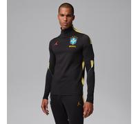 Nike Brazil Strike Men's Jordan Dri-FIT Football Knit Drill Top - Black - Polyester/Elastane XXL
