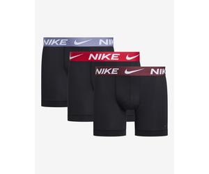 Nike Brief Logo Boxers (Pack of 3) Black Red Lilac - XL