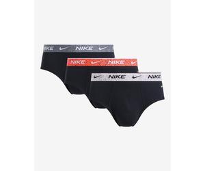 Nike Brief Logo Slip Black White Red (3 Units) - L