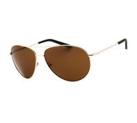 Nike Brown Lensed Light Gold Sunglasses - One Size