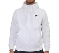 Nike BV2645-100 Sportswear Club Fleece Sweatshirt Men's WHITE/WHITE/BLACK Size 3XL
