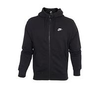 Nike BV2648-010 M NSW CLUB HOODIE FZ FT Sweat mens black/black/(white) M-T