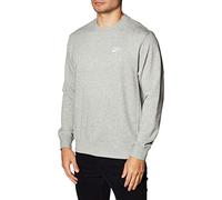 Nike BV2666 M NSW CLUB CRW FT Sweatshirt mens dk grey heather/white M
